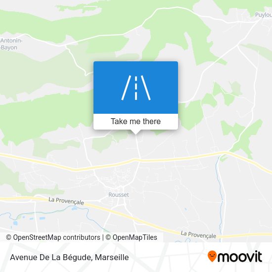 Avenue De La Bégude map