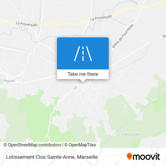 Lotissement Clos Sainte-Anne map