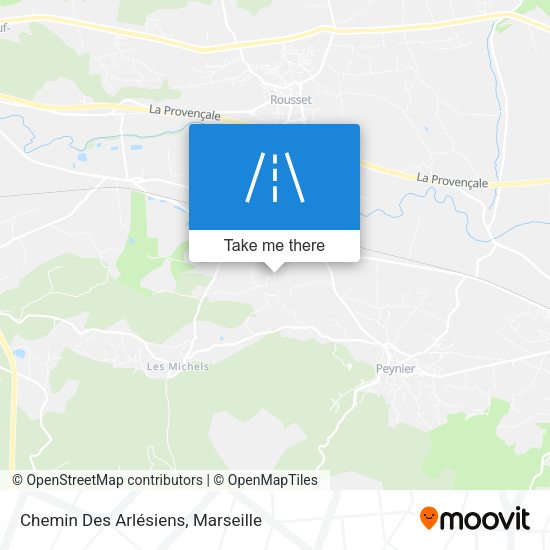 Chemin Des Arlésiens map