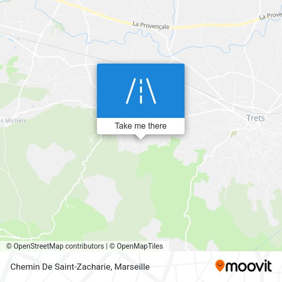 Chemin De Saint-Zacharie map