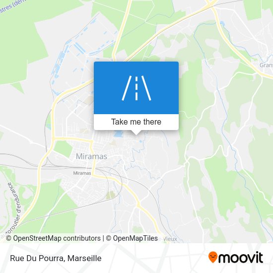 Rue Du Pourra map