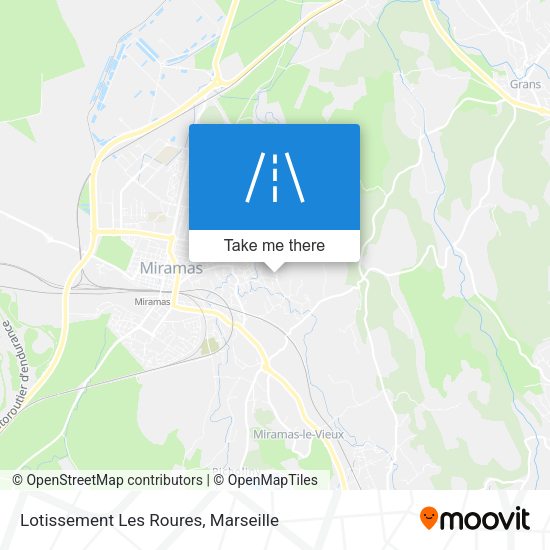 Lotissement Les Roures map