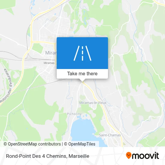 Rond-Point Des 4 Chemins map