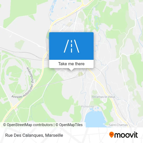 Rue Des Calanques map