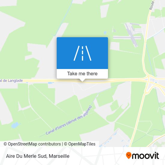 Aire Du Merle Sud map