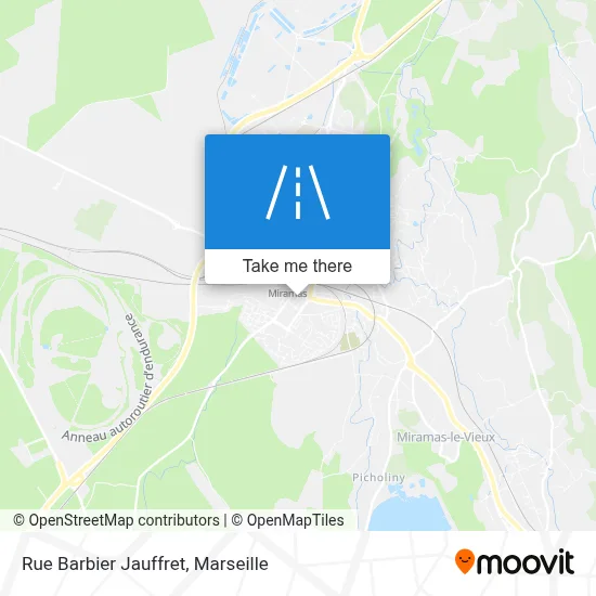 Rue Barbier Jauffret map