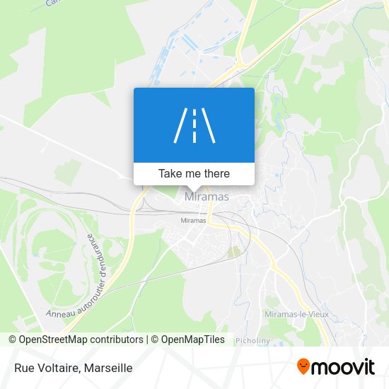 Rue Voltaire map