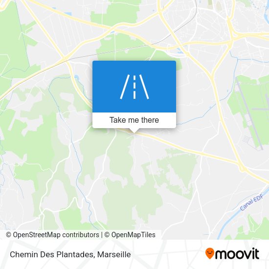 Chemin Des Plantades map