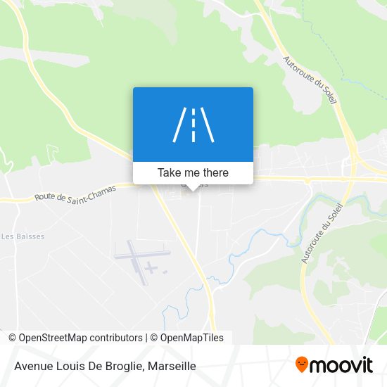 Avenue Louis De Broglie map