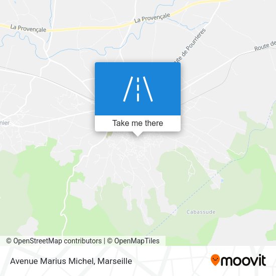 Avenue Marius Michel map