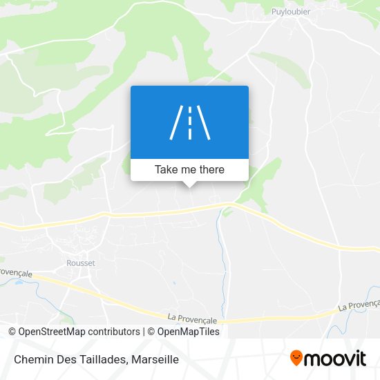 Chemin Des Taillades map