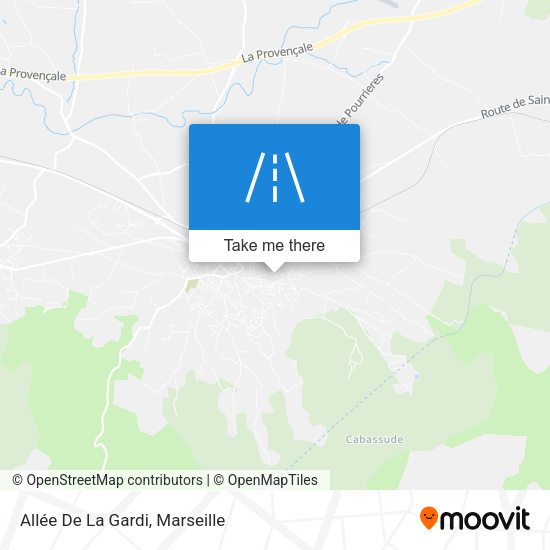 Allée De La Gardi map