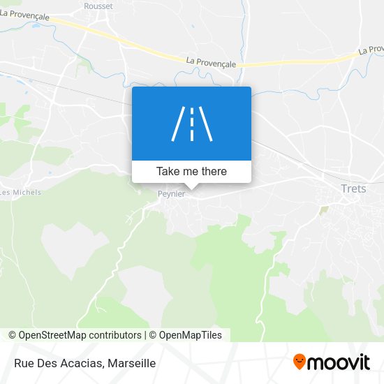 Rue Des Acacias map