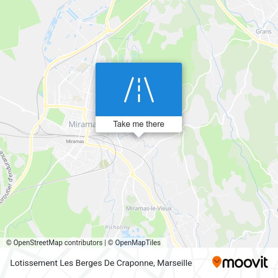 Lotissement Les Berges De Craponne map