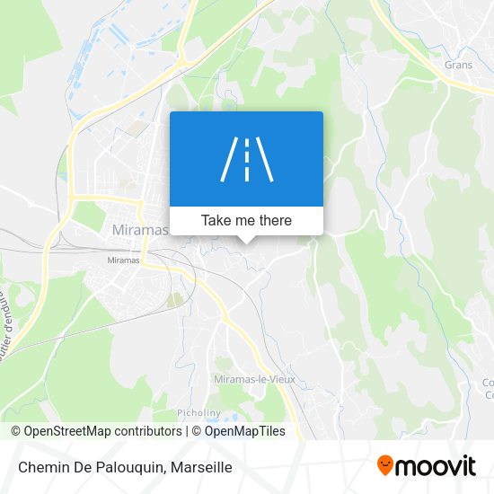 Chemin De Palouquin map