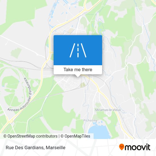 Rue Des Gardians map