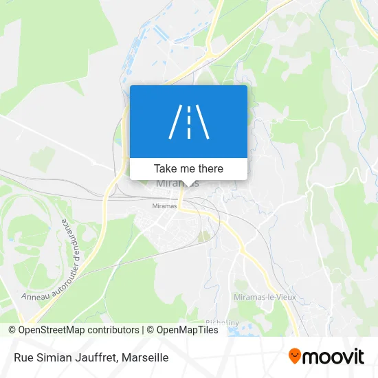 Rue Simian Jauffret map