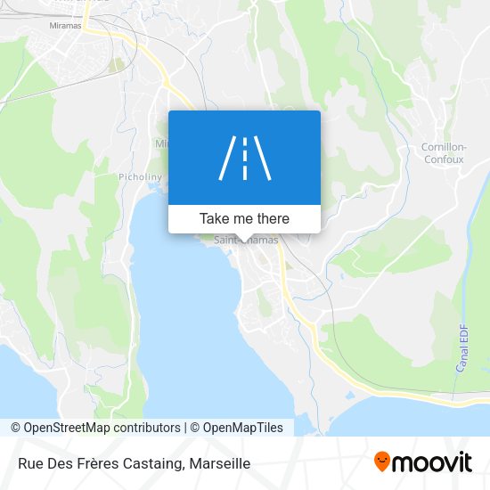 Rue Des Frères Castaing map