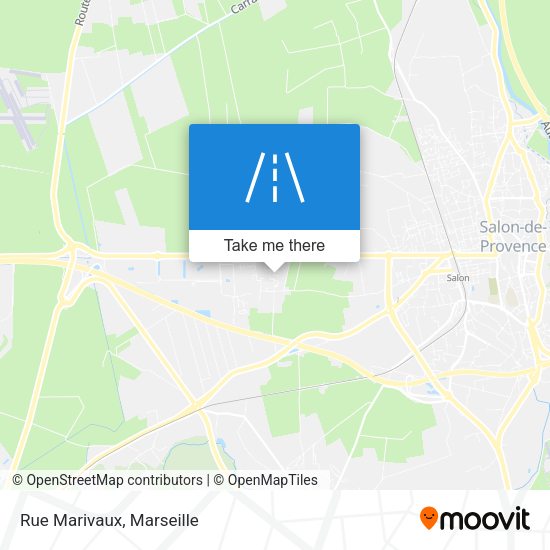 Rue Marivaux map