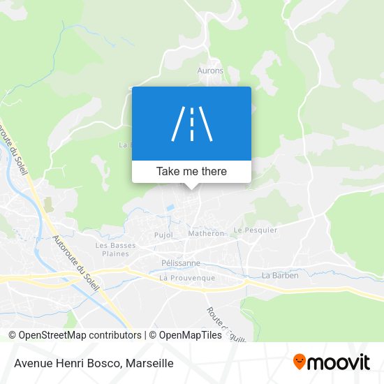 Avenue Henri Bosco map