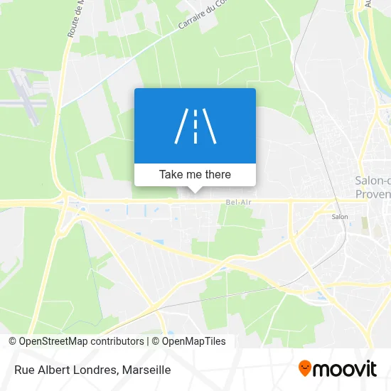 Rue Albert Londres map