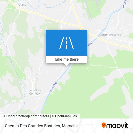Chemin Des Grandes Bastides map