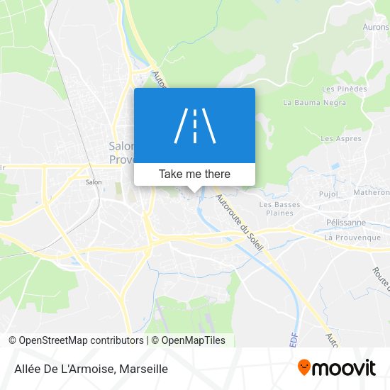 Allée De L'Armoise map