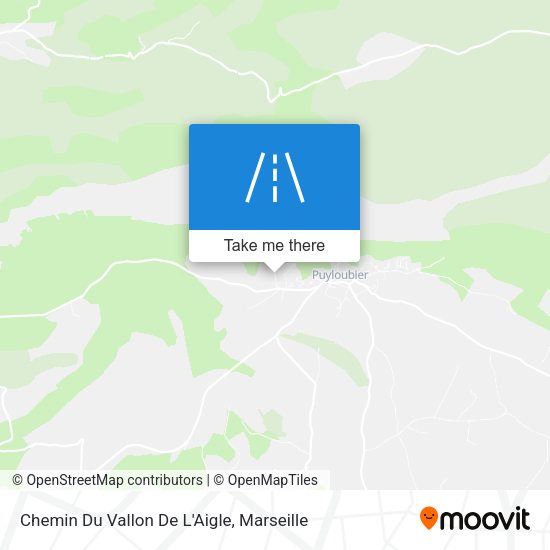 Chemin Du Vallon De L'Aigle map
