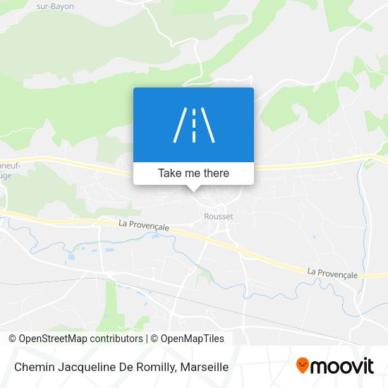 Chemin Jacqueline De Romilly map