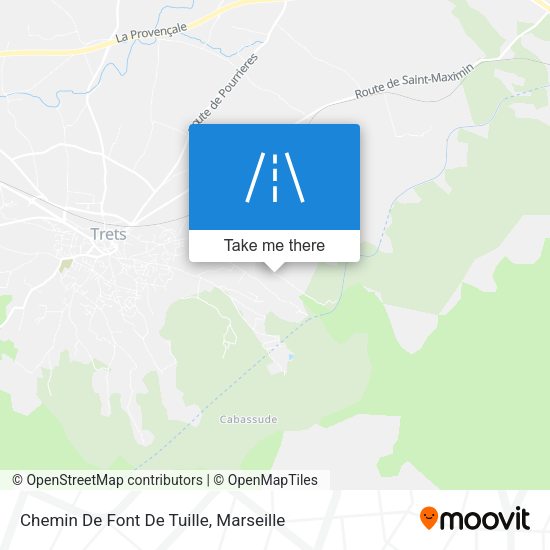 Chemin De Font De Tuille map