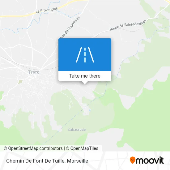 Chemin De Font De Tuille map