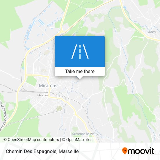 Chemin Des Espagnols map