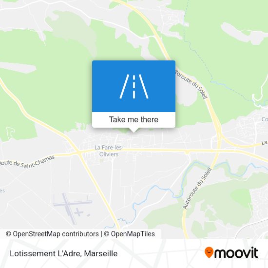 Lotissement L'Adre map