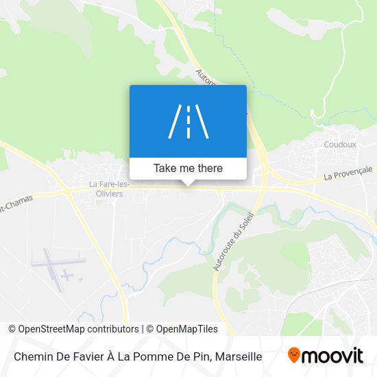 Chemin De Favier À La Pomme De Pin map