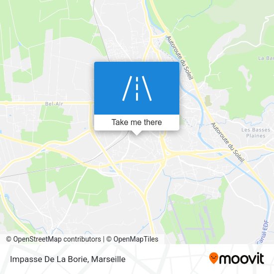 Impasse De La Borie map