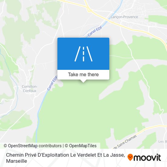 Chemin Privé D'Exploitation Le Verdelet Et La Jasse map