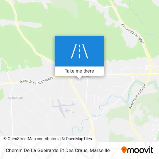 Chemin De La Gueirarde Et Des Craus map