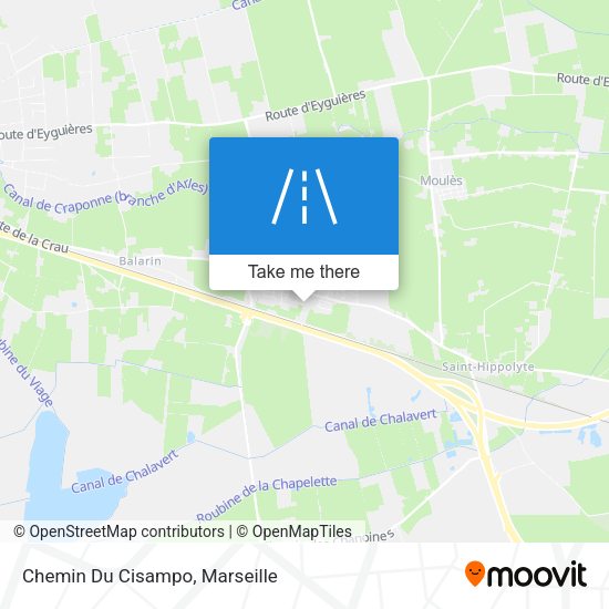 Chemin Du Cisampo map