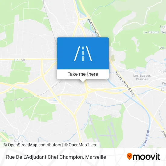 Rue De L'Adjudant Chef Champion map