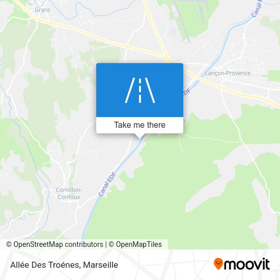 Allée Des Troénes map