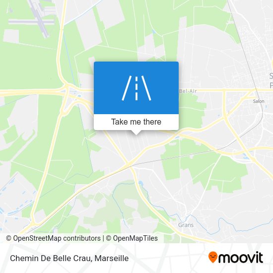 Chemin De Belle Crau map