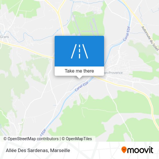 Allée Des Sardenas map