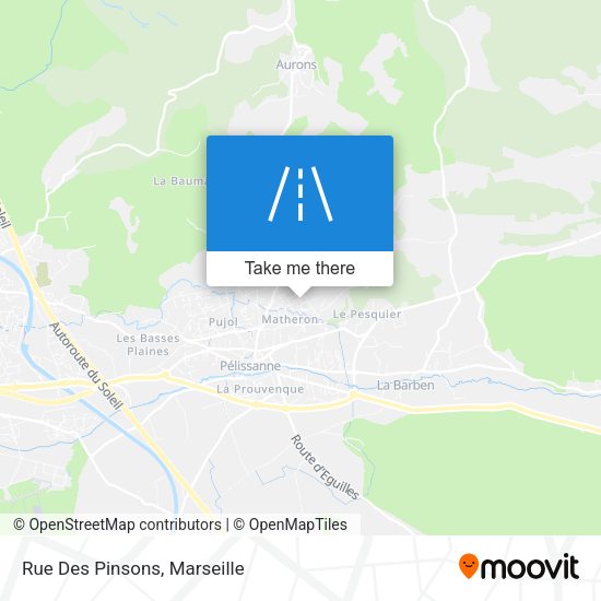 Rue Des Pinsons map