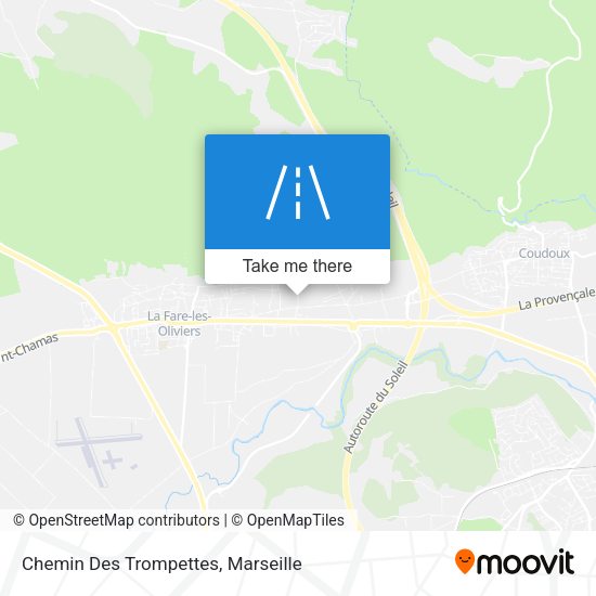 Chemin Des Trompettes map