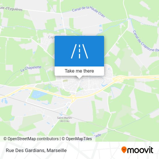 Rue Des Gardians map