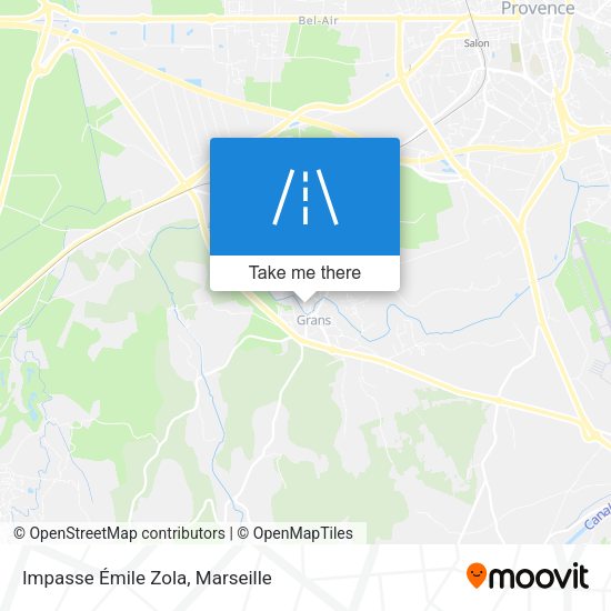 Impasse Émile Zola map