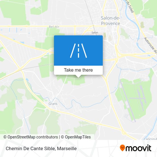 Chemin De Cante Sible map