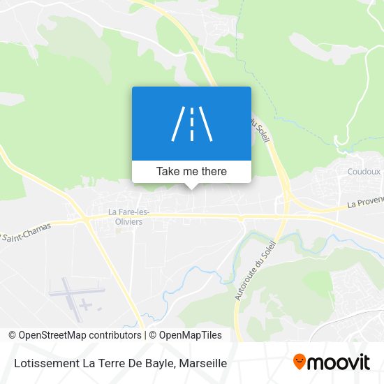 Lotissement La Terre De Bayle map