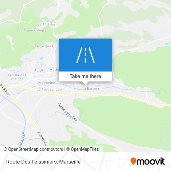 Route Des Feissiniers map