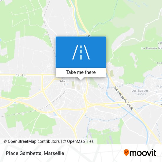 Place Gambetta map